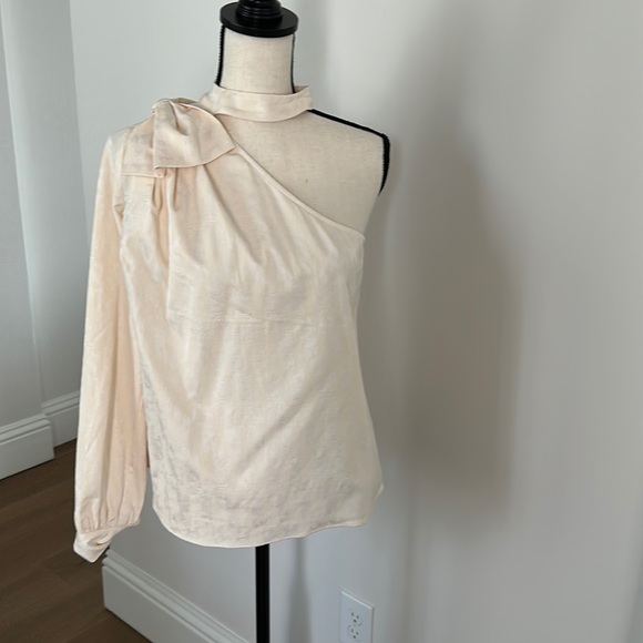 Bebe one shoulder jacquard top - Picture 5 of 6